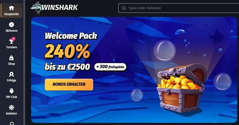 Winshark Casino Winshark Casino Startseite